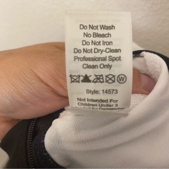 Weissman dance costume white black ring master tux Ring-A-Ding-Ding 14573 SA - Picture 10 of 12